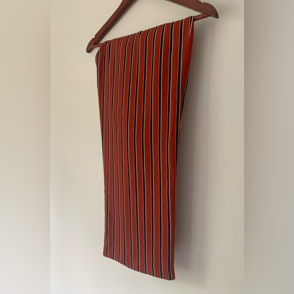 Zara striped loose fit paper bag pants - Picture 11 of 13